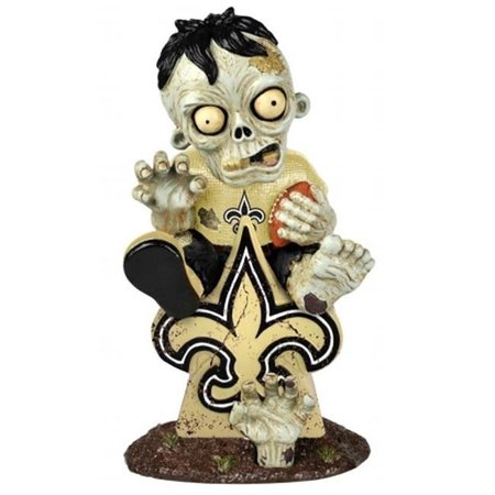 FOREVER COLLECTIBLES New Orleans Saints Zombie On Logo Figurine 8784929650